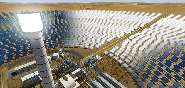 Concentrated solar power plant